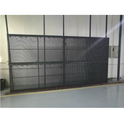 Outdoor LED Grille Screen Rental Nova Control System IP65 Front / Rear Protection Level