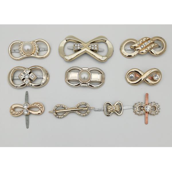 Shoe Decoration Plastic Shoe Buckles 48*15MM Abrasion Resistant Fashion Design