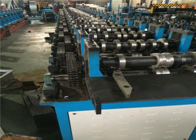 12m/min Shutter Roll Forming Machine , Channel Rolling Machine Hydaulic Punching