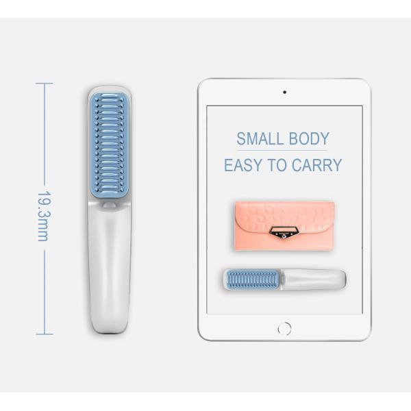 Portable 25W Wireless Straightening Ionic Hair Brush