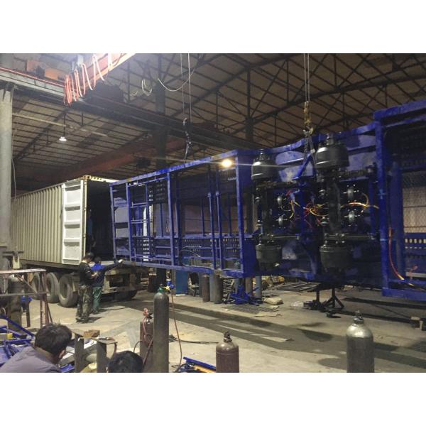 3 оси автотранспортер полуприцеп с стальным материалом и полезной нагрузкой 40000 кг