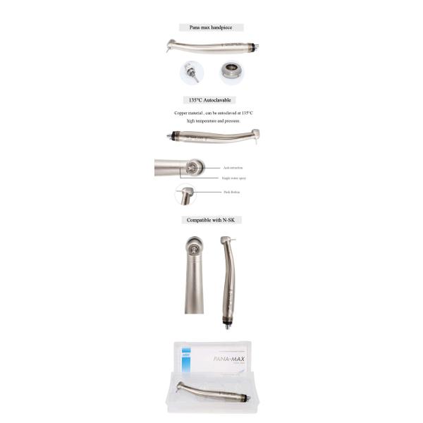 M4 Dental High Speed Handpiece Push Button Air Turbine Dental Handpiece