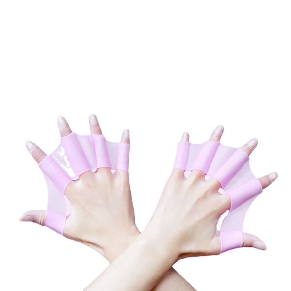 Silicone Swim Gloves Durable Swim Hand Fins for Swimming Training