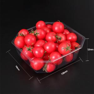 15*16*5CM Stackable PET FDA Disposable Fruit Tray