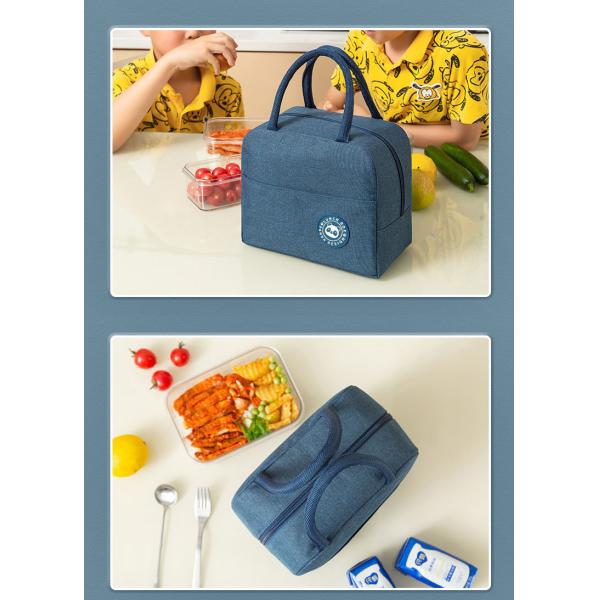 Accepable OEM/ODM Waterproof Aluminum Foil Insulated Cooler Bag for Takeaway Bento Box
