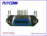 24 connecteurs femelles à angle droit de carte PCB de Pin Centronic avec les vis de Jack et la serrure de conseil