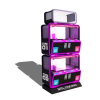 Máquina de Mini Toy Vending Claw Crane Game para único/jogador dobro