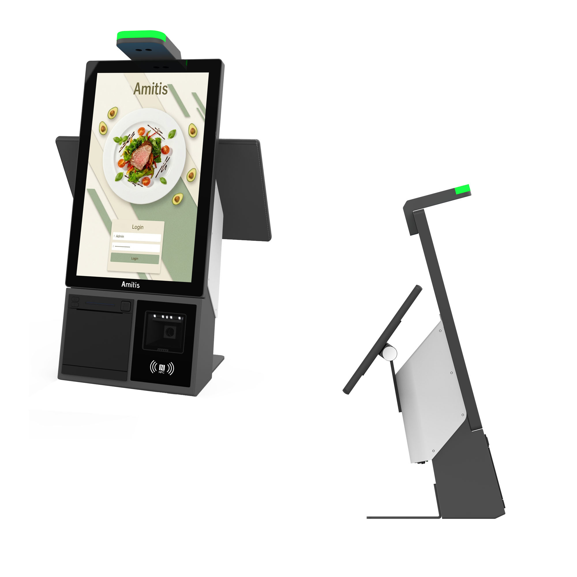12th Gen 15.6 POS System With Intel Core i5-1235U Aluminum All In One Terminal With Touch Screen
