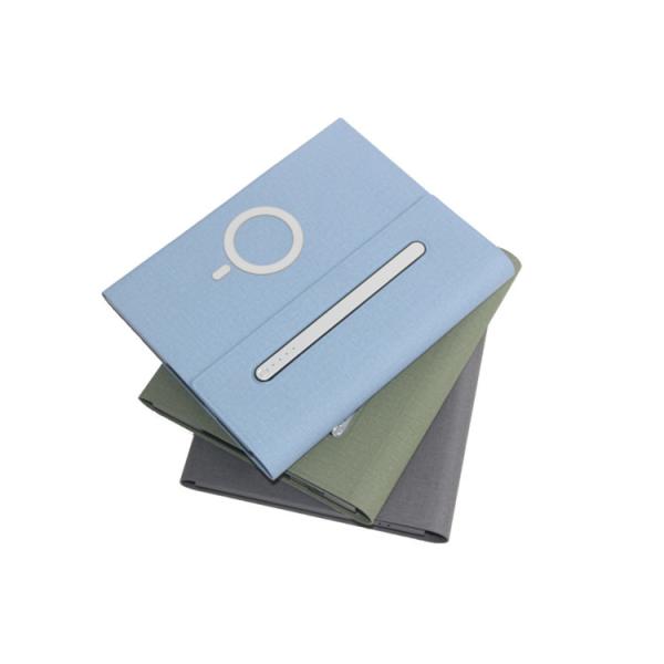 Тетрадь в твердом переплете мягкой кожи А5 Пу, подгонянная тетрадь беспроводной зарядки