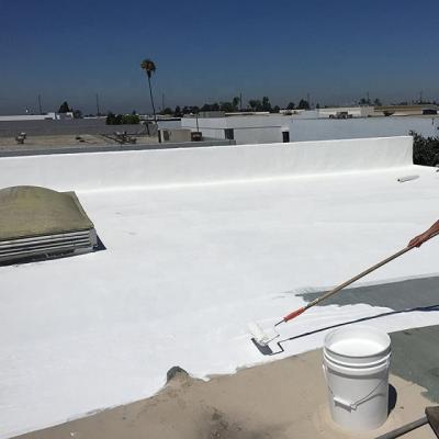 Metal Roof Waterproof Coating Clear Acrylic Elastomeric Paint Spray / Brush Method