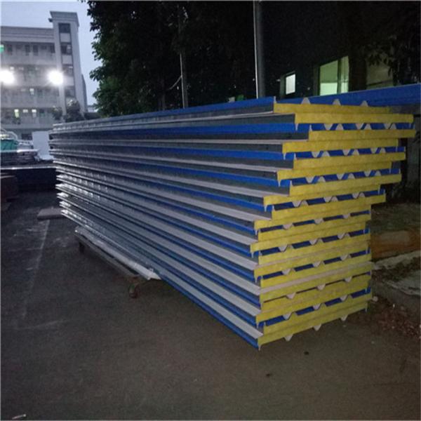 fireproof double steel corrugated glass wool sandwich roof panel 5950 x 960 x 50 x 0.326mm