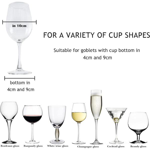 Функциональный дизайн Металлический винный стаканчик для организации и хранения под шкафчиком