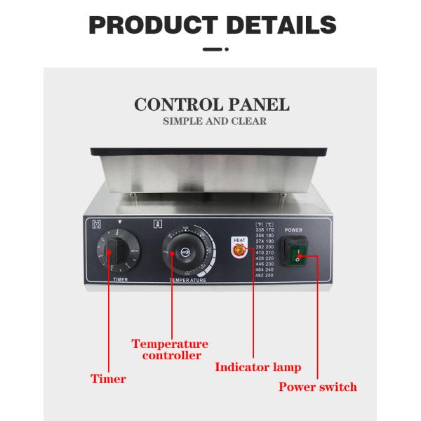 Коммерческая шарообразная машина для изготовления вафли для яиц для домашнего использования