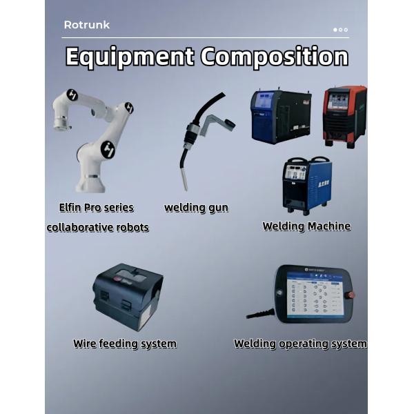 380 V Rated Input Voltage Industrial Robotic Welding System with Versatile Capabilities