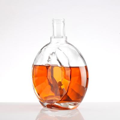 Liquor Vinho Whisky Vodka Tequila garrafa com material de colarinho de plástico de alumínio PP