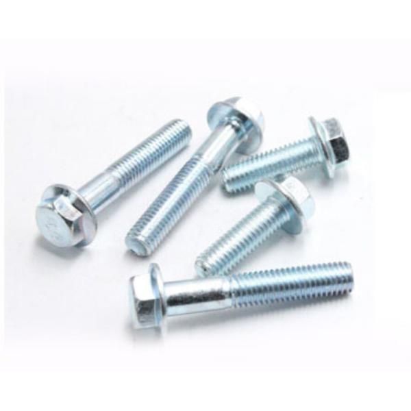 DIN6921 Hexagon Flange Bolts Grade8.8 Blue White Zinc Hex Flange Bolt
