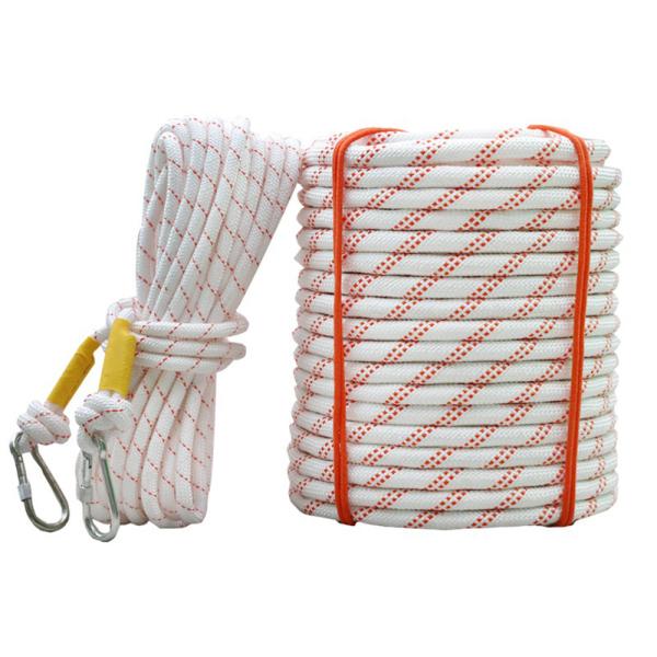 Corda de nylon trançada colorida tecida da barraca de acampamento da corda 2~20mm para exterior