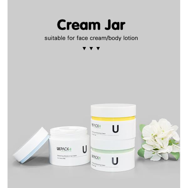 100 г / 200 г индивидуального цвета и логотипа крема Jar Face / Eye Cream Container Skin Care Packaging UKC71