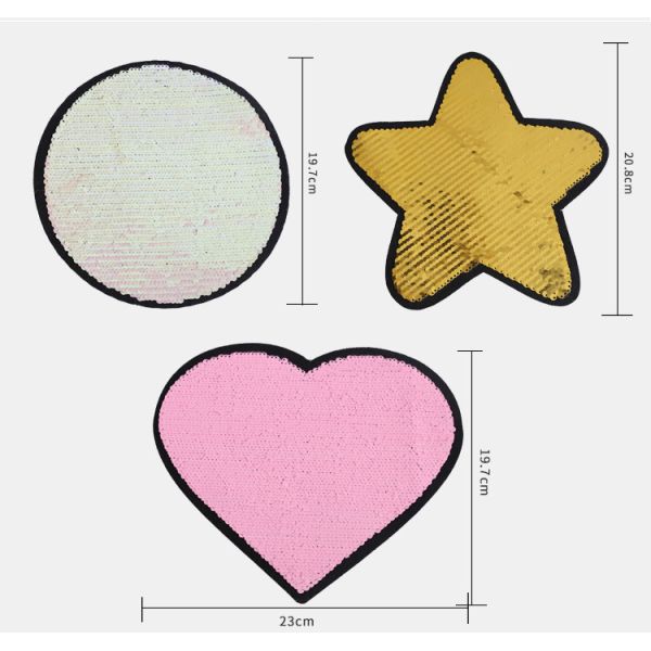 Large Sublimation Patches Custom Sequin Patches For Sublimation