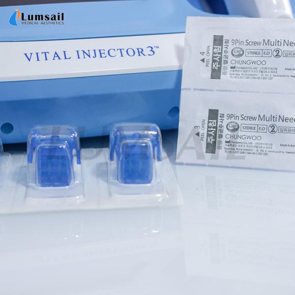 Multi Needle Injector Skin Tightening Wrinkle Remover Machine 5pin 9pin Mesotherapy