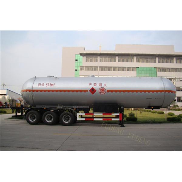 FUWA / BPW Tri -  Axle LPG Tank Trailer Design Pressure 1.61MPa 50000 / 60000 Liters