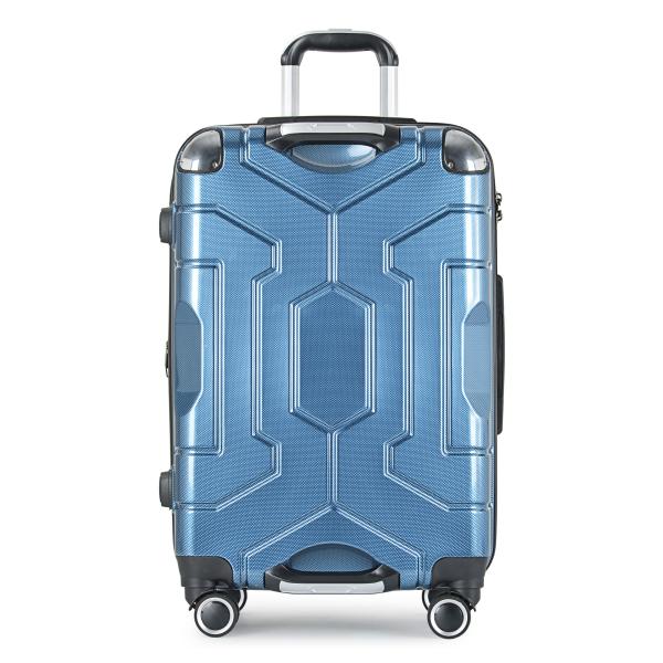 Sturdy  ABS PC Lightweight Hard Travel Luggage Trolley Mechanical Style
