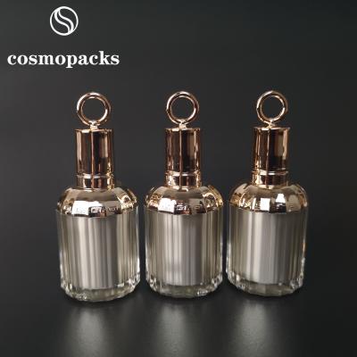 rolo vazio acrílico do gel do prego de 5ml 10ml 15ml na garrafa