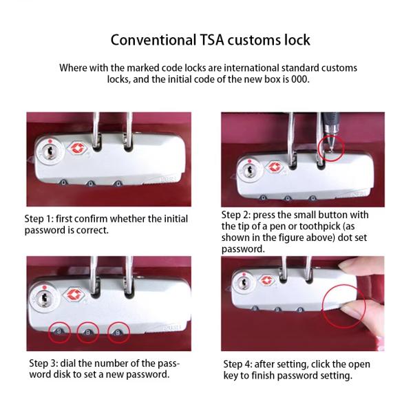 Unisex TSA Lock Luxury Urban Hard Carry-On Trolley Luggage Black Infant Plastic Suitcases with Scratch-Resistant Surface