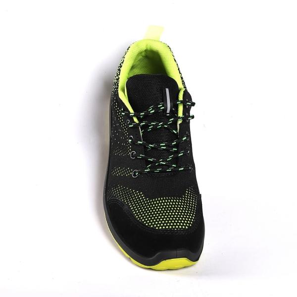 Slip Abrasion Resistant Polyurethane Work Boots Steel Toe Cap Comfortable EVA Insole Injection Craft