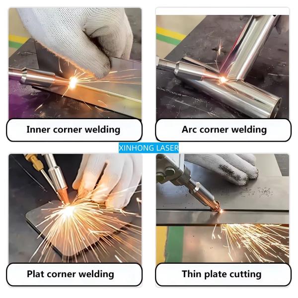 Double Wire 4 In 1 1500W 2000W 3000W Portable Fiber Laser Welding Welder Machine For Stainless Steel Aluminum Metal