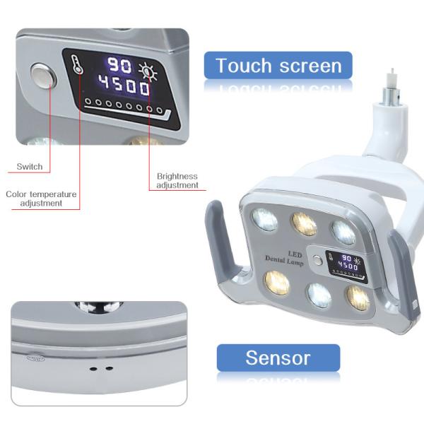 tamanho de ponto dental 80*160mm da lâmpada 3500-5500K da cadeira 9W para a distância de 700mm