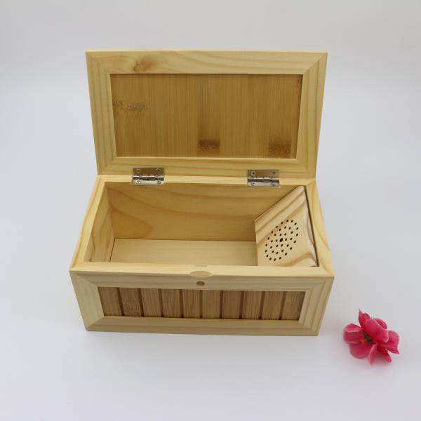 Cocktail Smoker Box Smoking Gun Wood Smoke Infuser   Indoor Smoker Wooden Box with Smoke Infuser