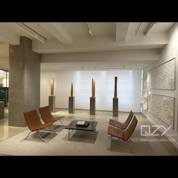 Arquitectura de Basswood, fabricante de modelos estructurales KPF 1/300