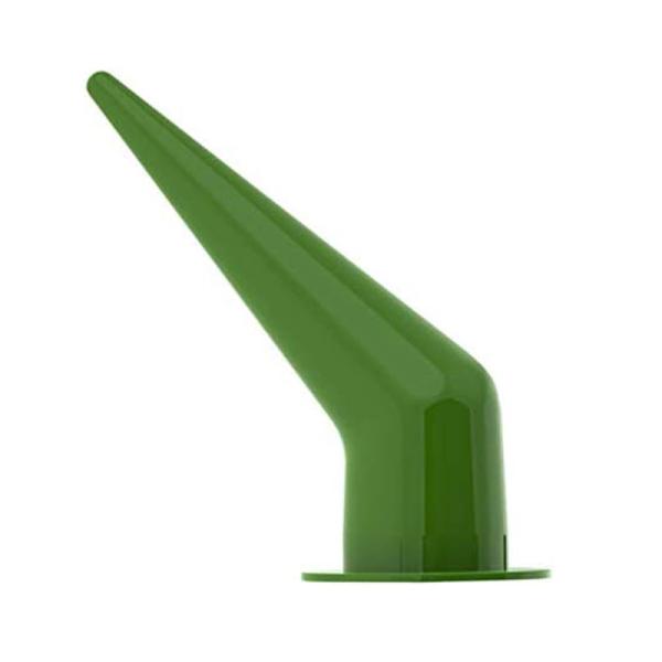 Plastic Green Bent Cone Silicone Sealant  Nozzle For Sausage B-Type Caulking Guns