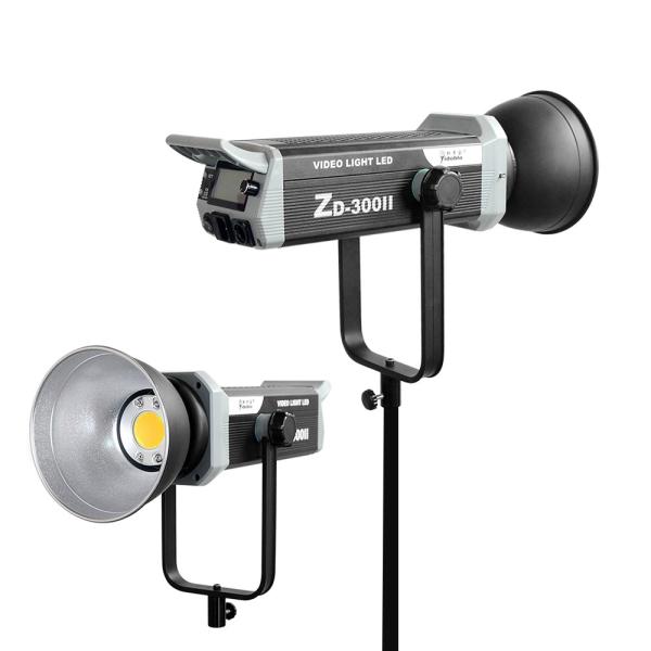 300W luzes profissionais de alumínio do estúdio do diodo emissor de luz do RGB do equipamento dos efeitos 2700K-7500K da liga 10