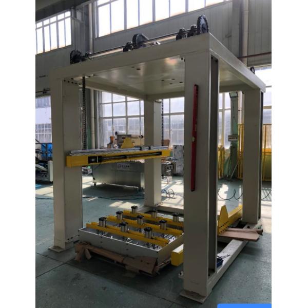 High Speed Food Packaging Systems Filled Iron Cans Automatic Palletizer Machine
