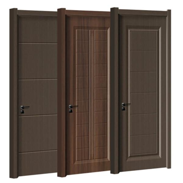 70mm Largura Últimos Desenhos Imagens Painel Sala Interior UPVC PVC Porta de Casamento