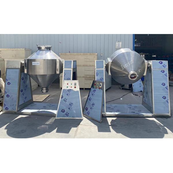 Acero inoxidable 0,3 - 10 metros cúbicos mezclador de doble cono para polvos metálicos minerales