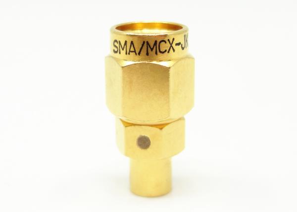 O ouro chapeou o homem de 6GHz SMA MCX ao conector coaxial do adaptador do RF da fêmea