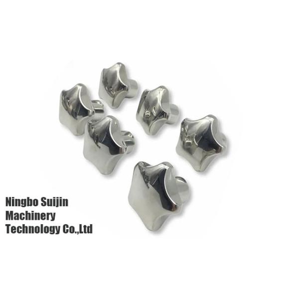 Peças de lustro da carcaça de investimento do espelho para o botão da mão da bomba da estrela