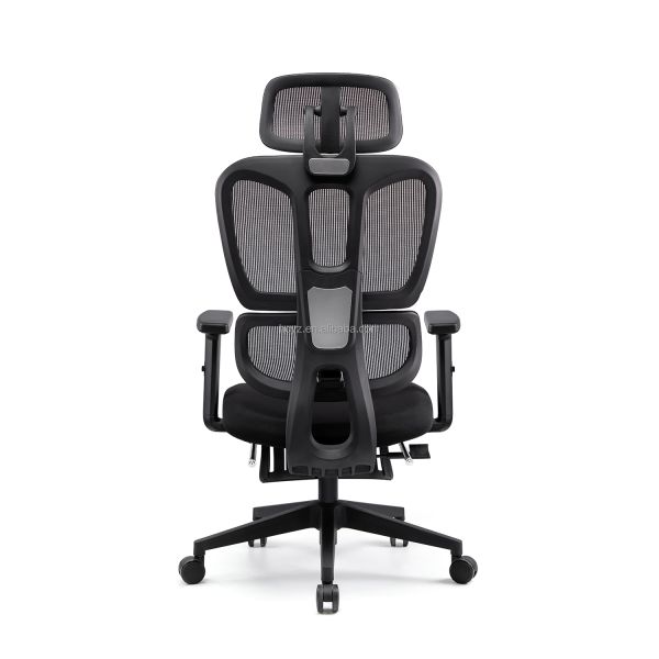 Modern Economic Adjustable Guangzhou Executive Swivel Reclining Sleeping Chair Mesh Ergonomic Office Chair with Lumbar Support