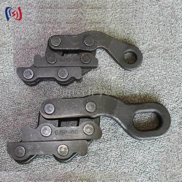 Parallel Earth Wire Gripper Come Along Clamp with 13-26mm Max Open and 10-30KN Rated Load for Simultaneous Twin-Wire Grip