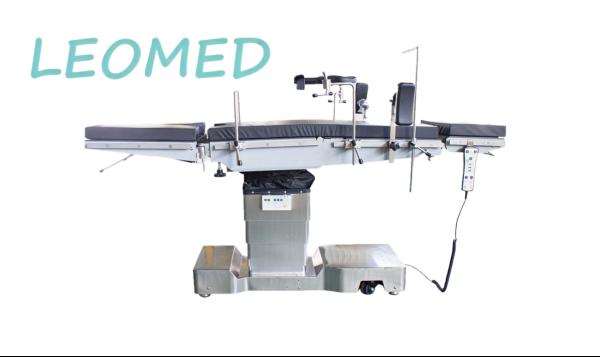 DY-9100 Electric Hydraulic Surgery Table with 430mm Lift, Built-in Lumbar Bridge & SUS304 Stainless Steel Frame