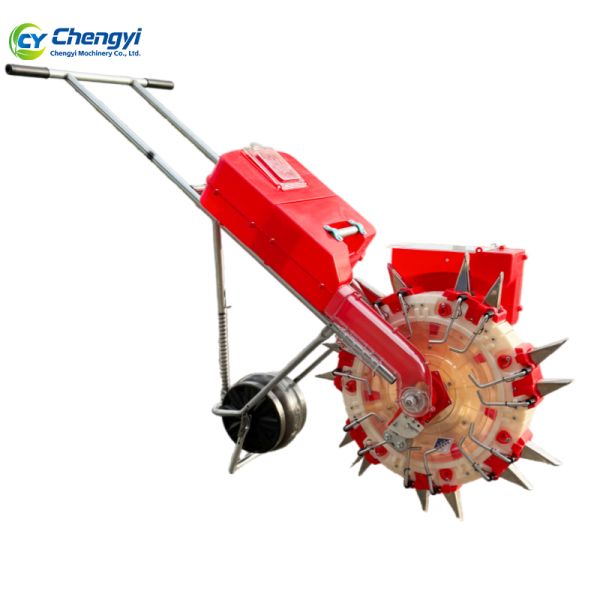 Handheld Plant Sower Manual Seed Sower with Adjustable Seed Spacing Stainless Steel Material and Lightweight Portable Design