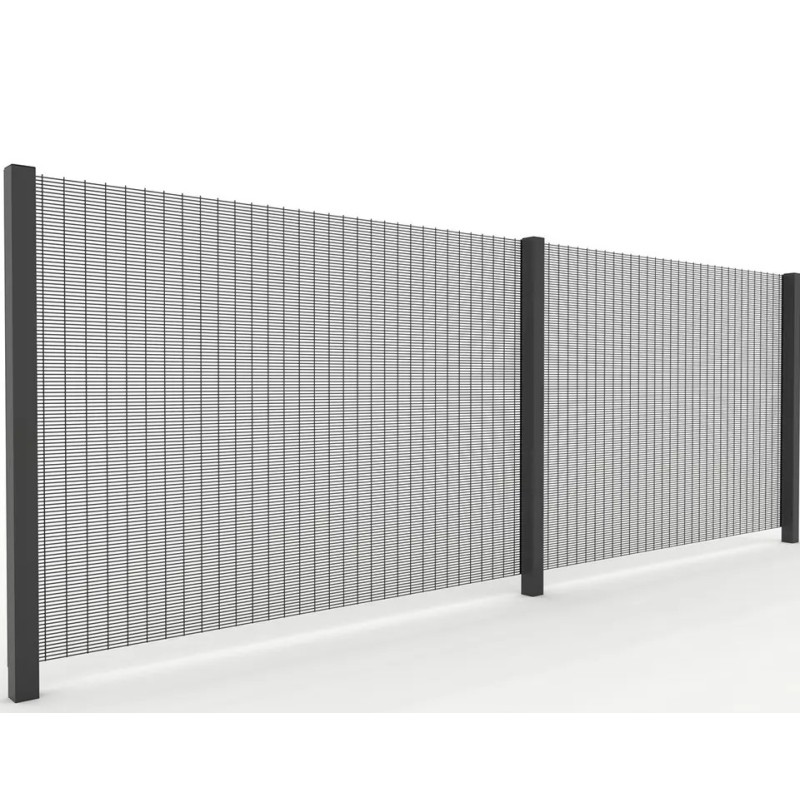 High Security 358 Mesh Fencing Panels Glavanized Electrostatic Powder Coated 2.9m