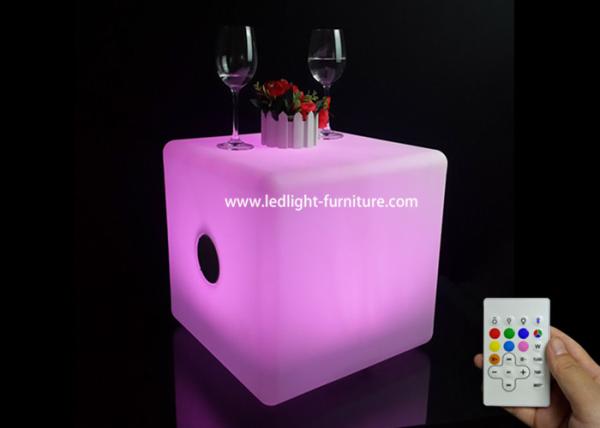 Multi Colors Led Bluetooth Speaker , Lighted Cube Wireless Bluetooth Speaker 50*50*50 Cm