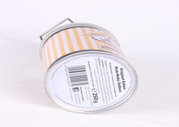 Metal Milk Piggy Bank Money Box CMYK Printed 85 x 152 MM Cylinder For Children