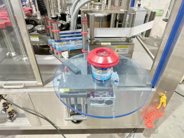 Máquina etiquetadora automática para latas 220V/380V con pantalla táctil