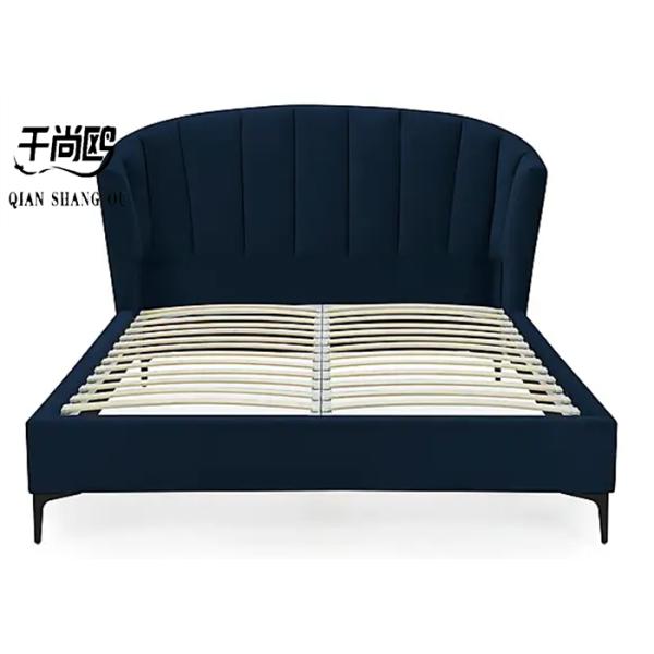 Hotel Linen Fabric Upholstered Beds 153 x 203 cm Home Furnishings