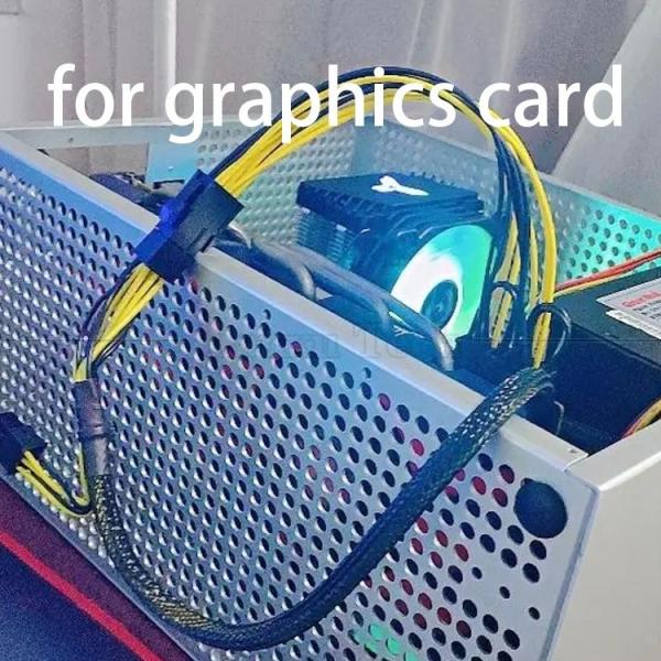 GPU 6 PIN to Dual 8 PIN 18AWG PCI Express Motherboard Power Supply Adapter PCIe Extension Cable
